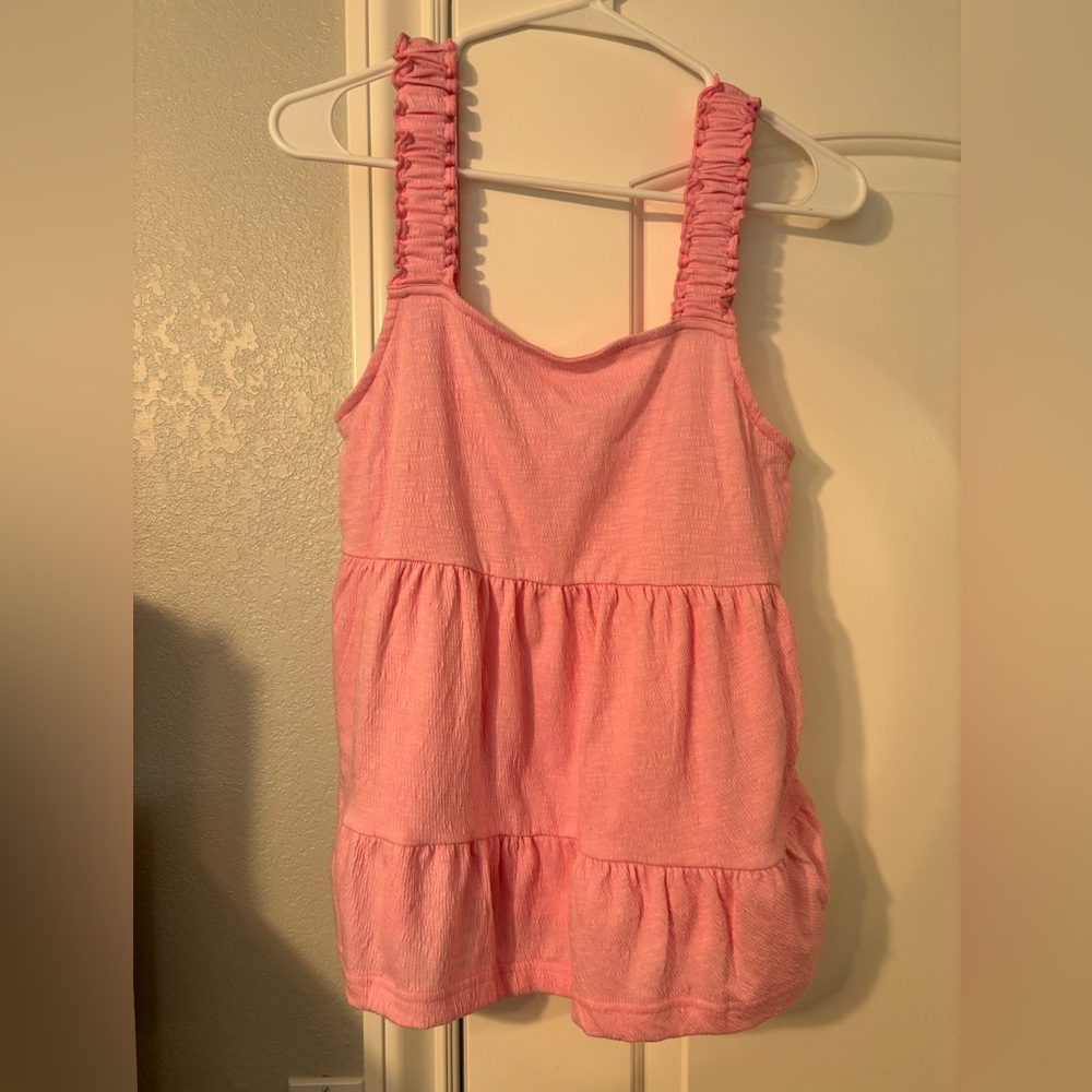 Pink Sleeveless Kids Top